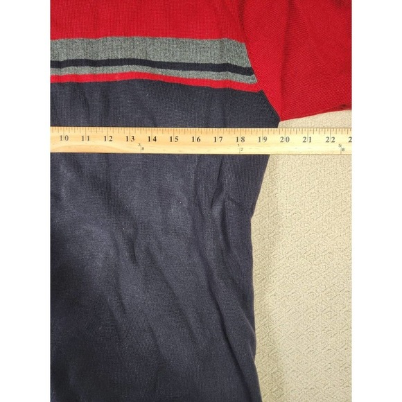 BKE Buckle Sweater Mens Small S Pullover Sweatshirt Crew Neck Red Cotton NWOT - Picture 6 of 12